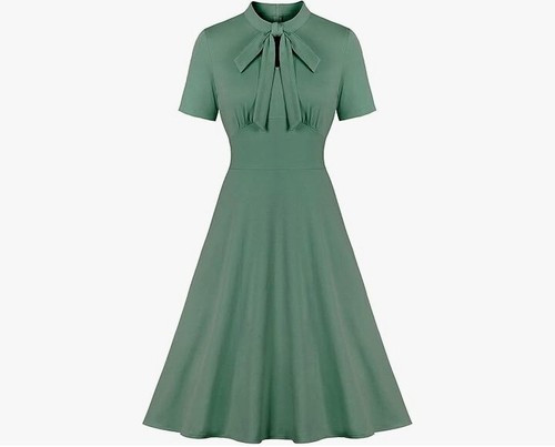 Women keyhole tie vintage - keyhole,