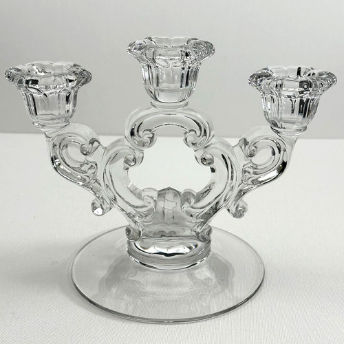 Cambridge glass keyhole triple - glass,