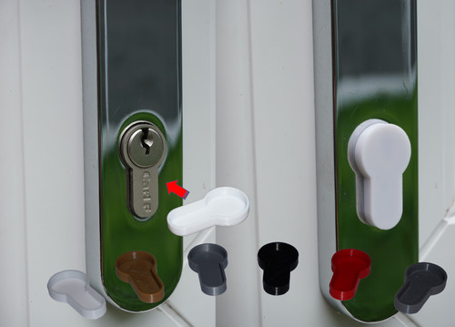 Keyhole lock cover door - door,
