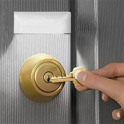 Door keyhole light lamp - door,