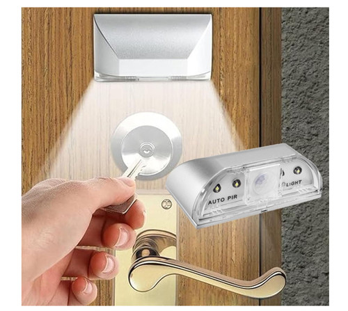 Door lock light - door, above