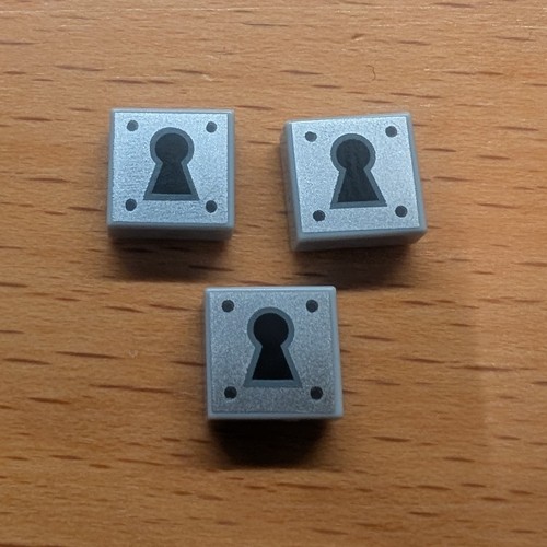 Lego 1x1 tile with keyhole - tile,